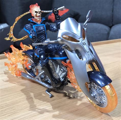 Ghost Rider Figure With Bike
